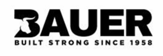 BAUER BUILT STRONG SINCE 1958 logo