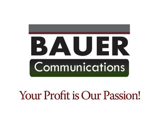 BAUER COMMUNICATIONS YOUR PROFIT IS OUR PASSION! logo