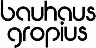 BAUHAUS GROPIUS logo