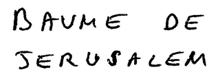 BAUME DE JERUSALEM logo