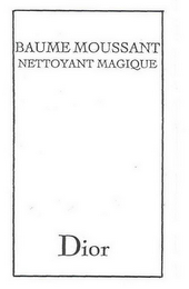 BAUME MOUSSANT NETTOYANT MAGIQUE DIOR logo