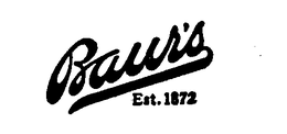 BAUR'S EST. 1872 logo