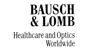 BAUSCH & LOMB HEALTHCARE AND OPTICS WORLDWIDE logo