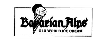 BAVARIAN ALPS OLD WORLD ICE CREAM logo