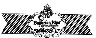 BAVARIAN ALPS OLD WORLD ICE CREAM logo