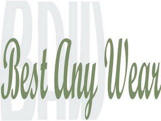 BAW BEST ANY WEAR logo