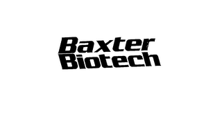 BAXTER BIOTECH logo