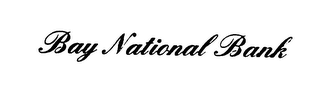 BAY NATIONAL BANK logo