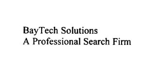 BAY TECH SOLUTIONS A PROFESSIONAL SEARCH FIRM logo
