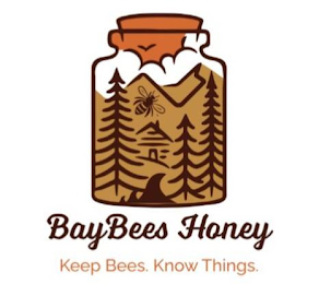 BAYBEES HONEY KEEP BEES. KNOW THINGS. logo