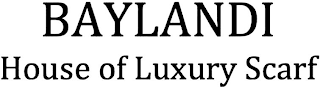 BAYLANDI HOUSE OF LUXURY SCARF logo