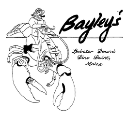 BAYLEY'S LOBSTER POUND PINE POINT, MAINE logo