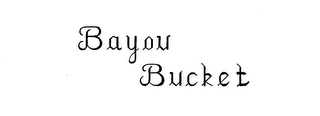 BAYOU BUCKET logo