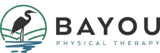 BAYOU PHYSICAL THERAPY logo
