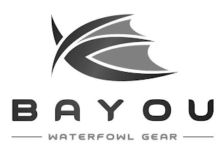 BAYOU WATERFOWL GEAR logo