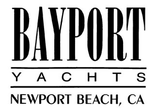 BAYPORT YACHTS NEWPORT BEACH, CA logo
