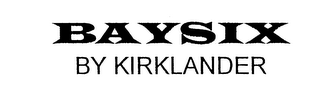 BAYSIX BY KIRKLANDER logo