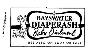 BAYSWATER DIAPERASH BABY OINTMENT USE ALSO ON BODY OR FACE logo