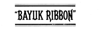 "BAYUK RIBBON" logo