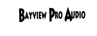 BAYVIEW PRO AUDIO logo
