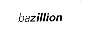 BAZILLION logo