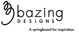 BAZING DESIGNS A SPRINGBOARD FOR INSPIRATION. logo