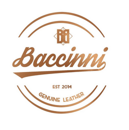 BB BACCINNI EST 2014 GENUINE LEATHER logo