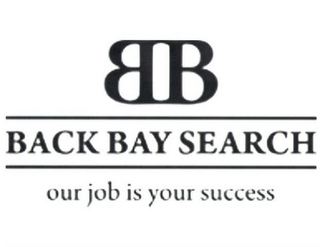 BB BACK BAY SEARCH OUR JOB IS YOUR SUCCESS logo