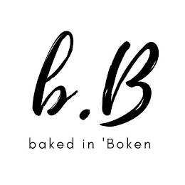 B.B BAKED IN 'BOKEN logo
