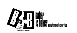 B&B BAKER & BAKER EMPLOYMENT SERVICE logo