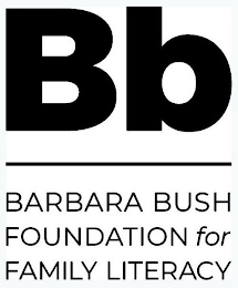 BB BARBARA BUSH FOUNDATION FOR FAMILY LITERACY logo