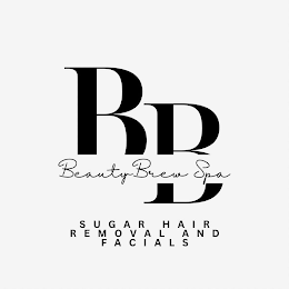 BB BEAUTY BREW SPA SUGAR HAIR REMOVAL AND FACIALS logo