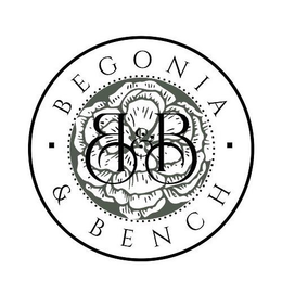 B&B BEGONIA & BENCH logo