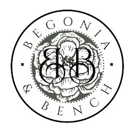 B&B BEGONIA & BENCH logo
