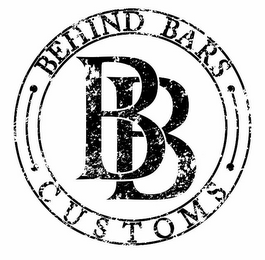 BB BEHIND BARS CUSTOMS logo