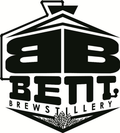 BB BENT BREWSTILLERY logo