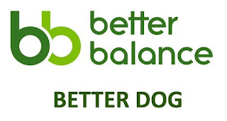 BB BETTER BALANCE BETTER DOG logo