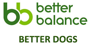 BB BETTER BALANCE BETTER DOGS logo