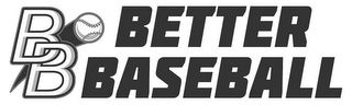 BB BETTER BASEBALL logo