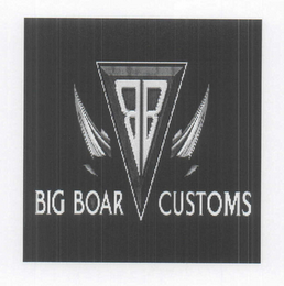 BB BIG BOAR CUSTOMS logo