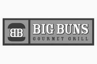 BB BIG BUNS GOURMET GRILL logo