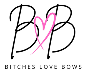 BB BITCHES LOVE BOWS logo