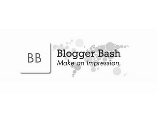 BB BLOGGER BASH MAKE AN IMPRESSION. logo