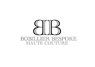 BB BOBILLIER BESPOKE HAUTE COUTURE logo