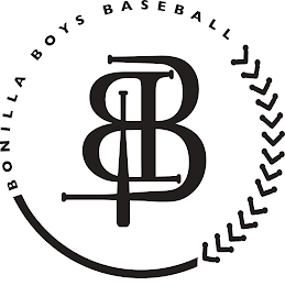 BB BONILLA BOYS BASEBALL logo