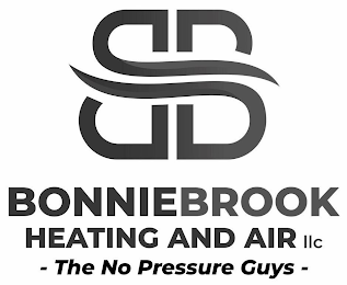 BB BONNIEBROOK HEATING AND AIR LLC THE NO PRESSURE GUYS logo