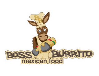 BB BOSS BURRITO MEXICAN FOOD logo