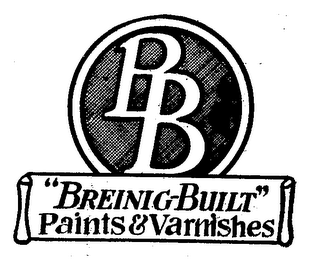 BB BREINING-BUILT PAINTS & VARNISHES logo