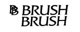 BB BRUSH BRUSH logo