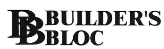 BB BUILDER'S BLOC logo